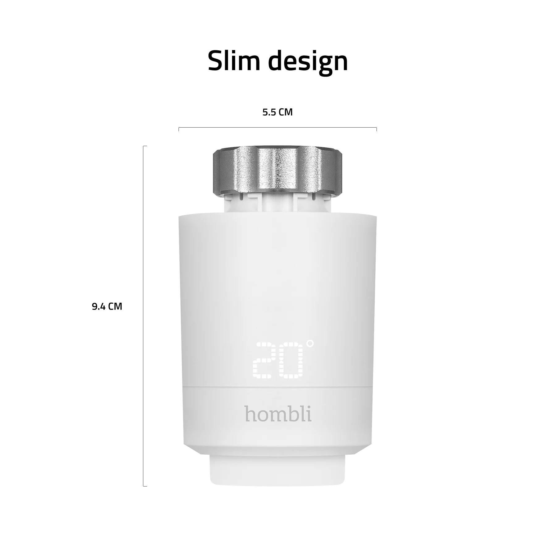 Hombli Smart BT Radiator Thermostat Expansion pack 2 + 1 - Image 11