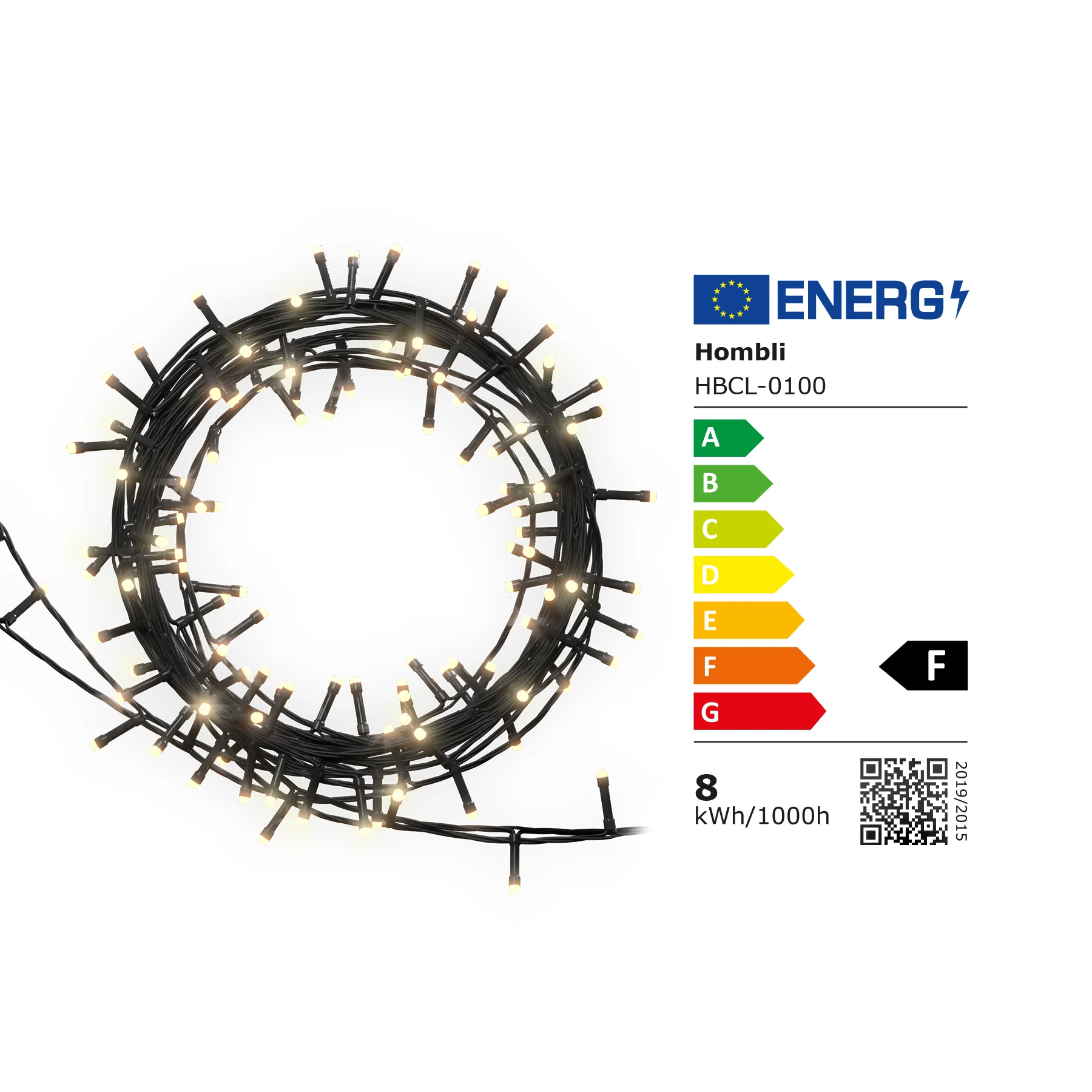 Hombli Smart Christmas Lights – CCT 20m - Image 8