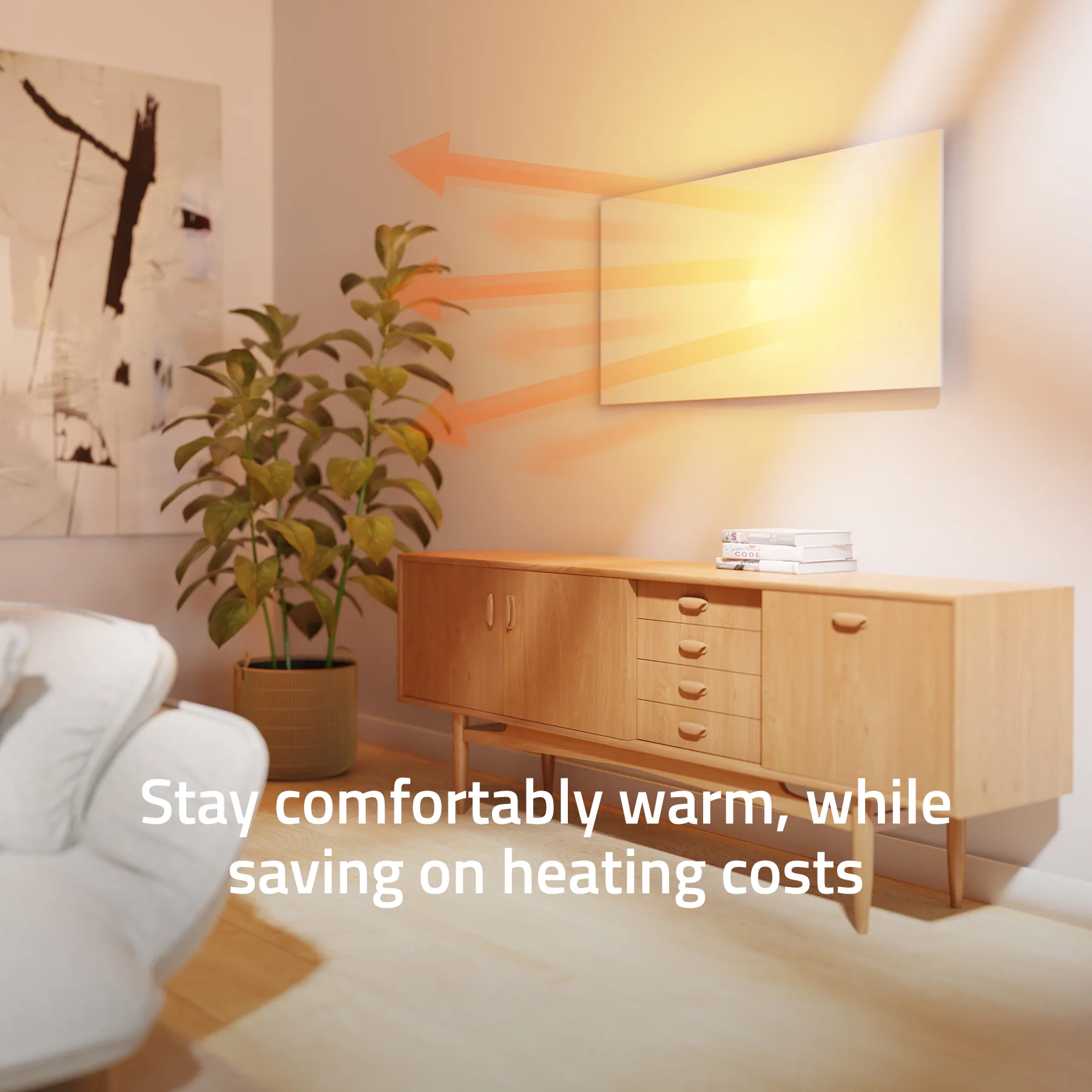Hombli Smart Infrared Heatpanel 700w - Metal - Image 2