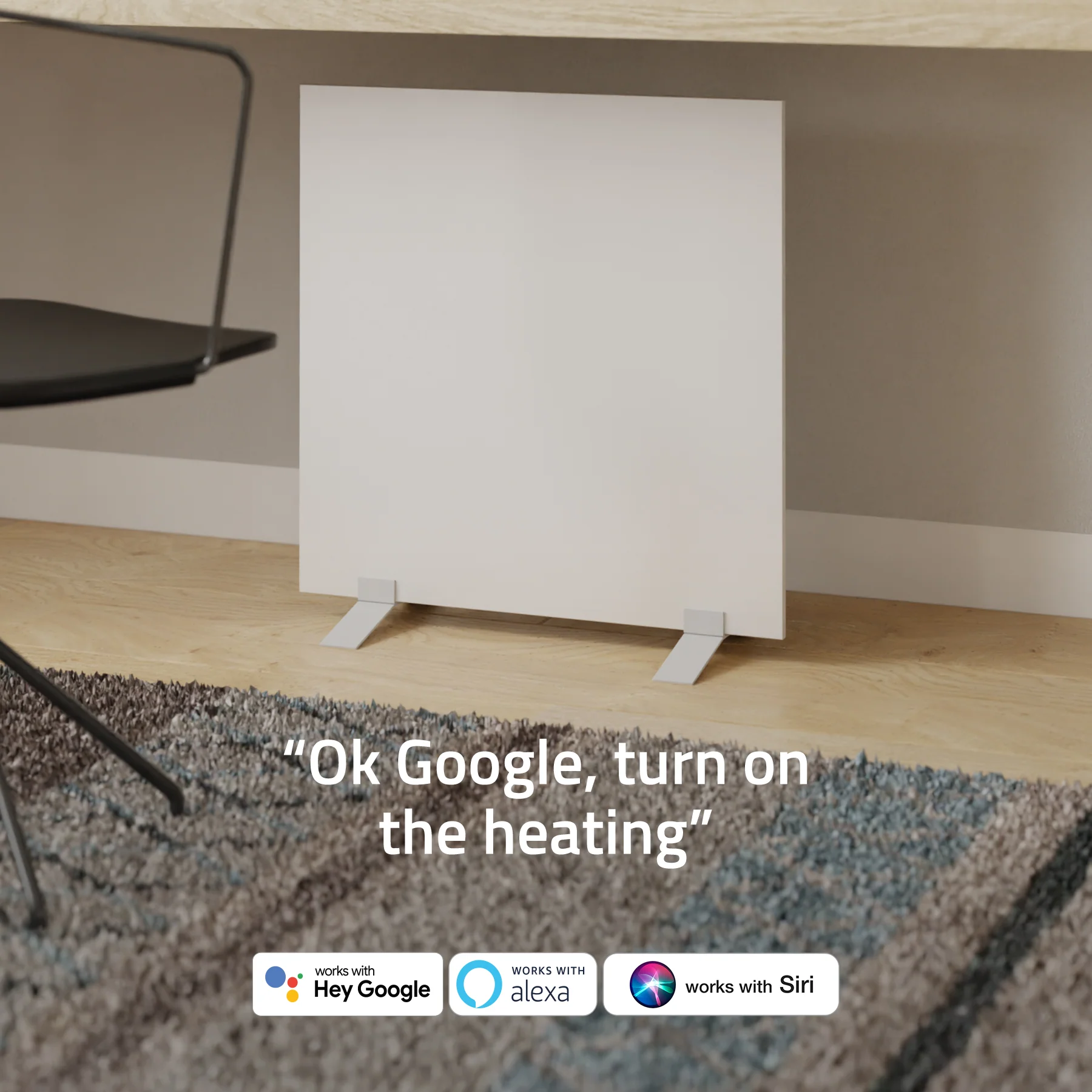 Hombli Smart Infrared Panel Heater - 350W Metal - Image 7