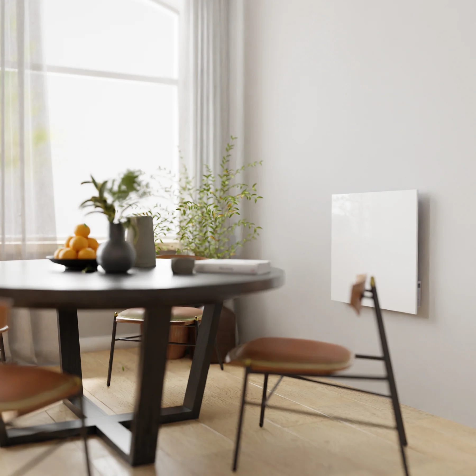 Hombli Smart Infrared Panel Heater - 400W White Glass - Image 10