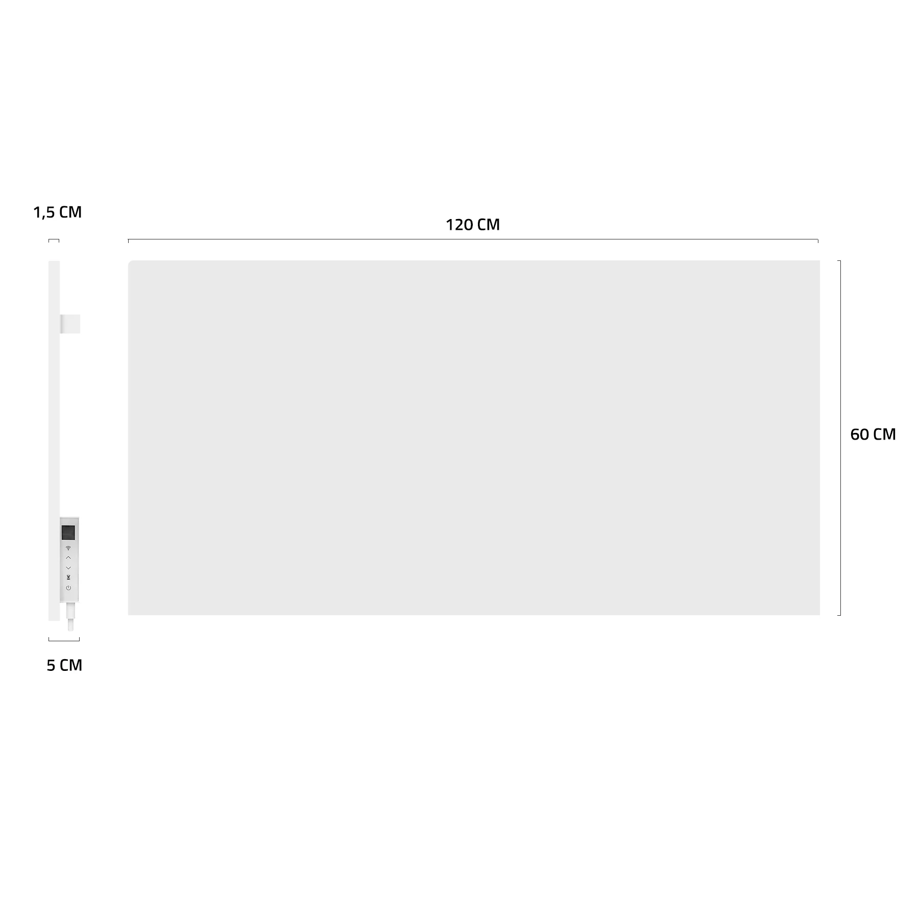 Hombli Smart Infrared Panel Heater - 700W Metal - Image 11