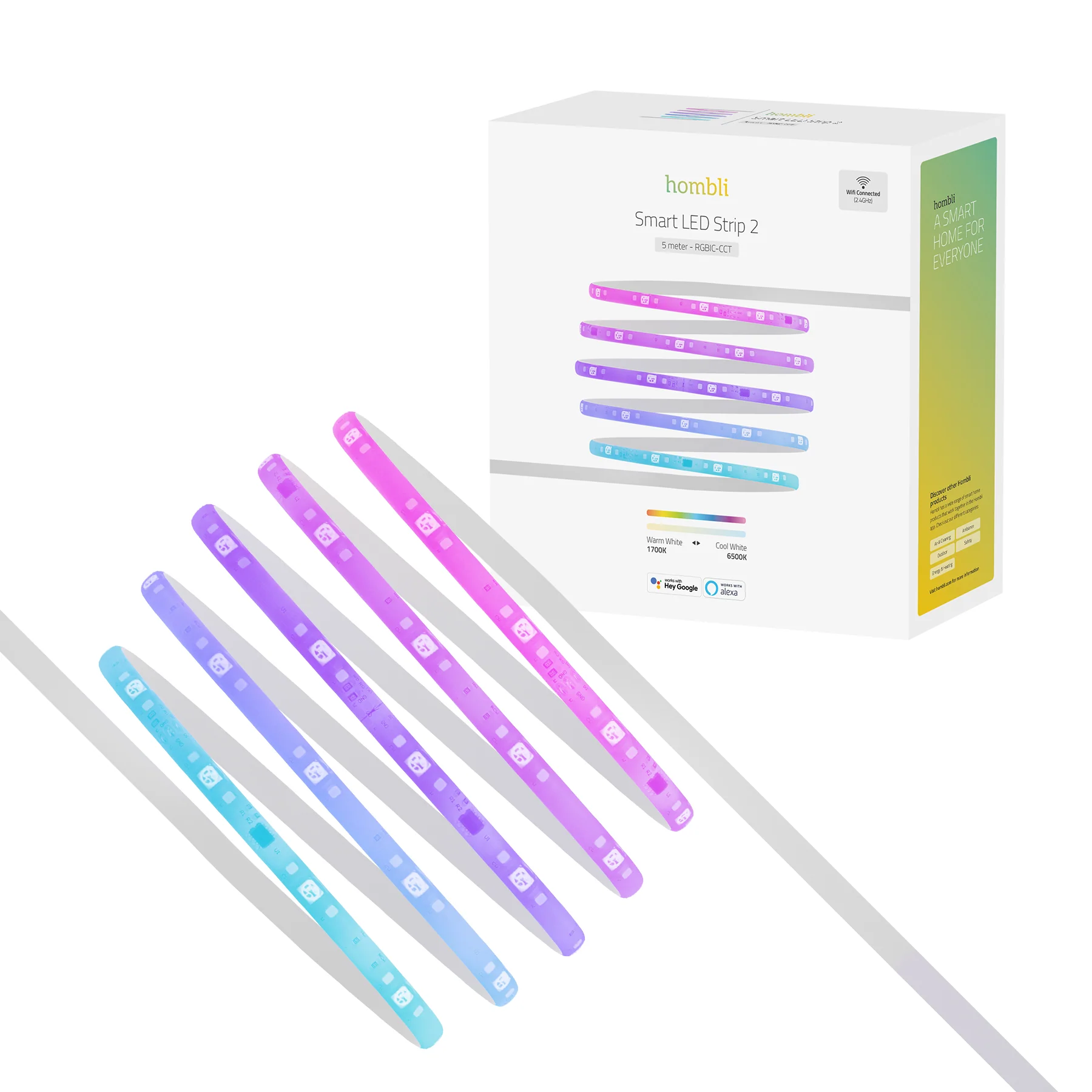 Hombli Smart LED Strip 2 - 5m RGBIC+CCT - Image 10