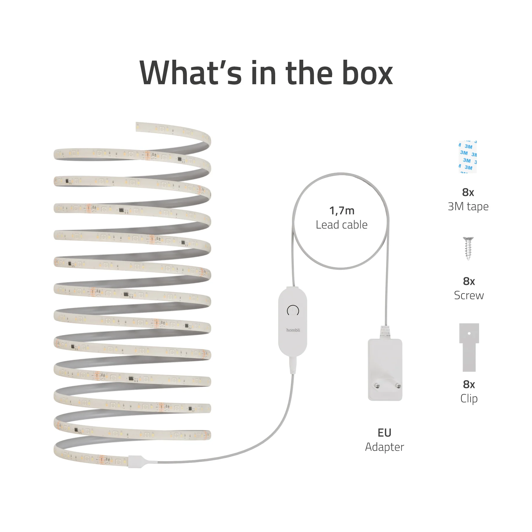 Hombli Smart LED Strip 2 - 5m RGBIC+CCT - Image 8
