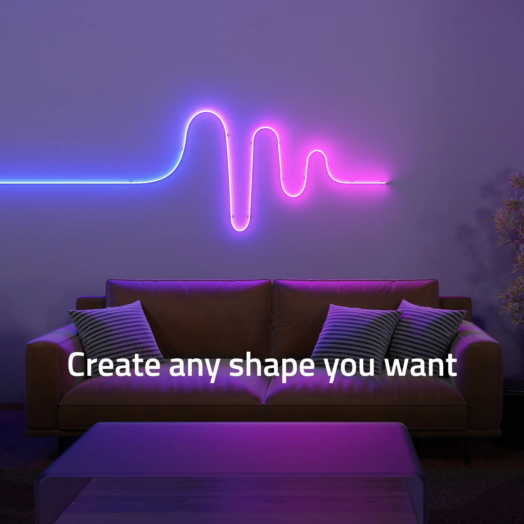 Hombli Smart Neon Rope - 5m RGBIC - Image 3