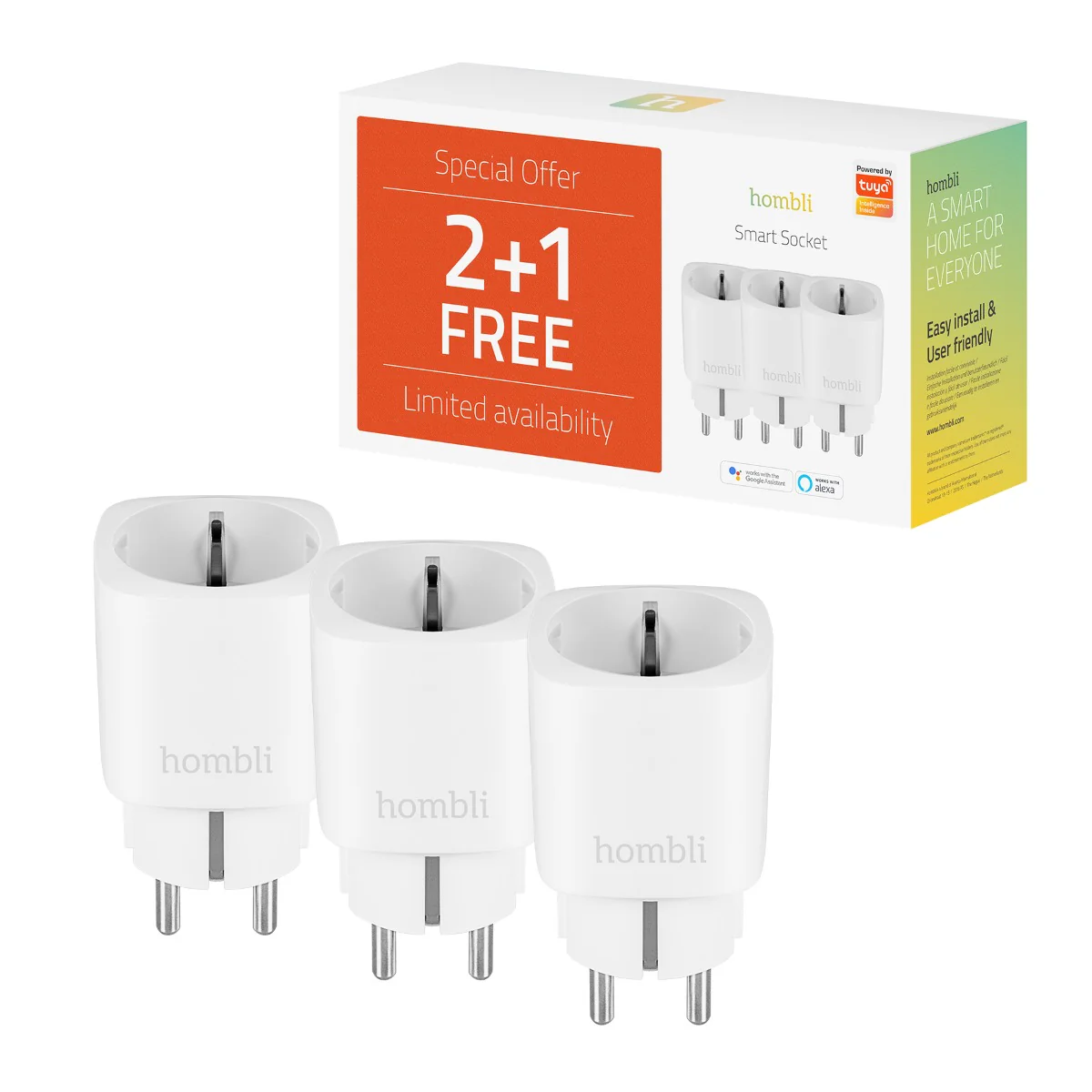 Hombli Smart Socket Promo Pack 2+1 - Image 19