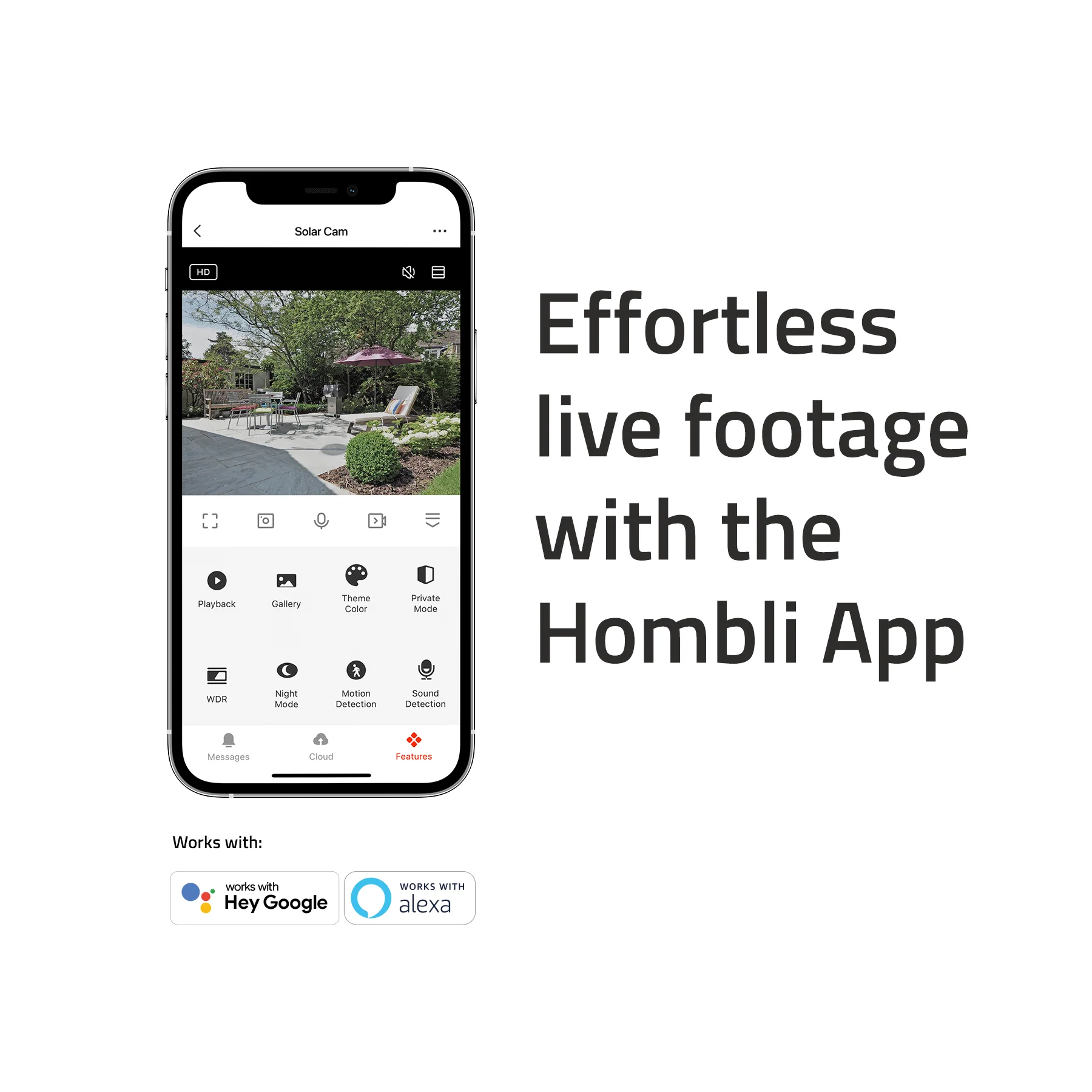 Hombli Solar Cam 2K Black - Image 4